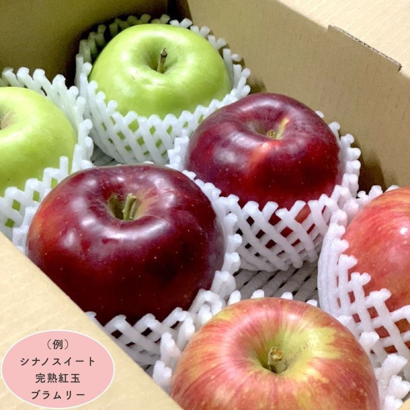 シナリー　C3 えりんこ様 店長おすすめ旬のりんご3種セット | COCORO FARM VILLAGE